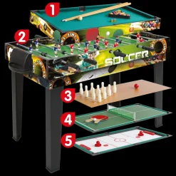 Tavolo Multigioco 5 In 1