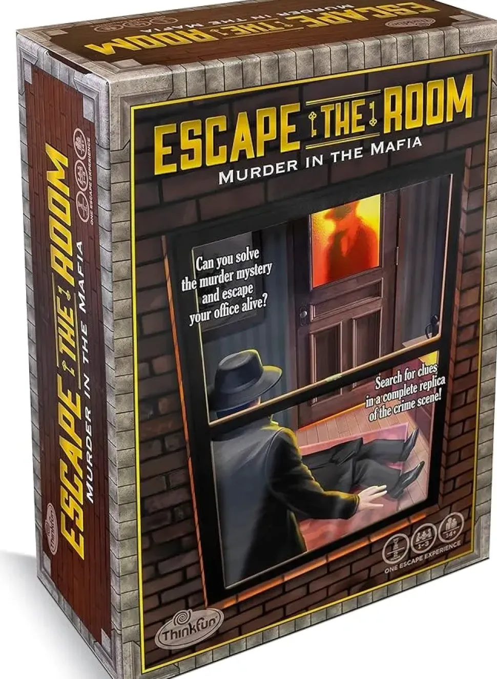 Thinkfun Escape The Room: Omicidio Di Mafia, Gioco Di Logica Da Tavolo Per Adulti, 13 Giocatori, Eta 14+ Anni