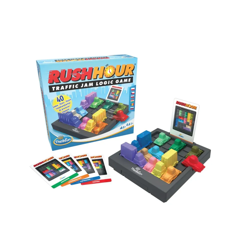 Thinkfun Rush Hour Scappa Dagli Ingorghi, Gioco Da Tavolo, Da 1 A 4 Giocatori, 8+ Anni