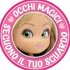 Unique Eyes Bambola Articolata 25 Cm, Con Occhi Grandi Magici E Profondi, Segue Il Tuo Sguardo, Amy Fashion Doll