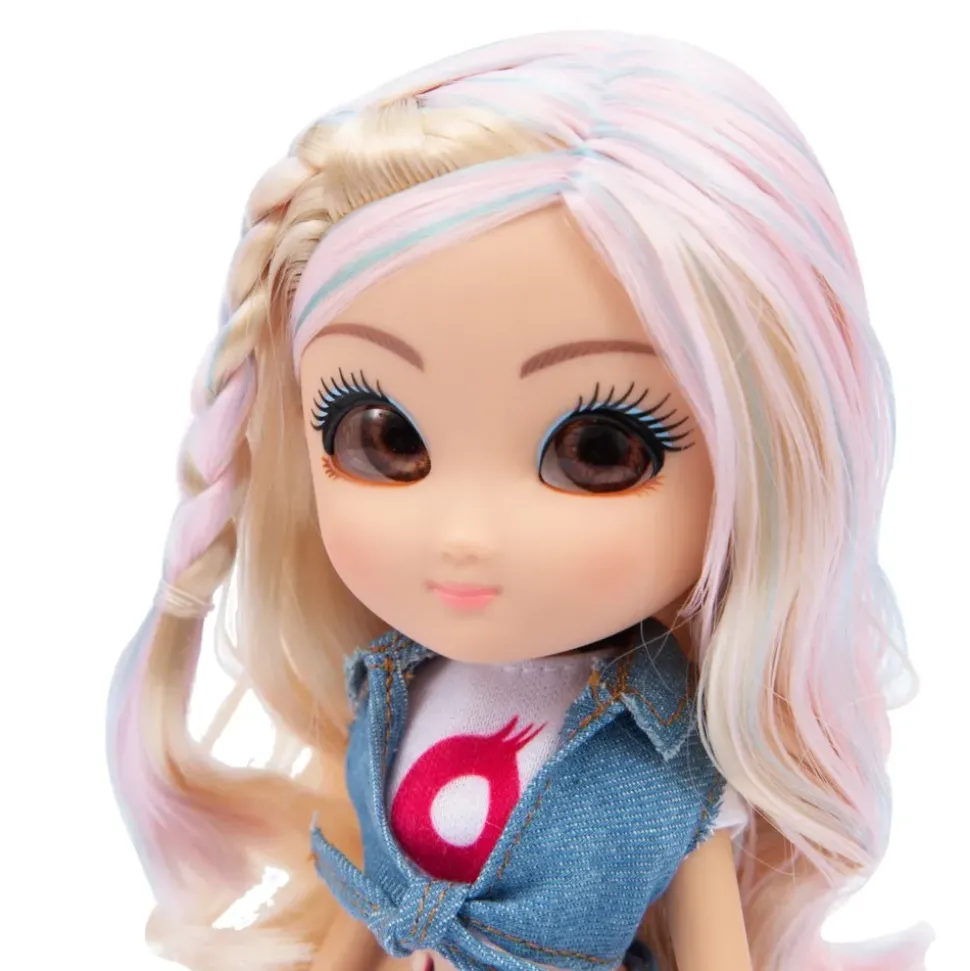 Unique Eyes Bambola Articolata 25 Cm, Con Occhi Grandi Magici E Profondi, Segue Il Tuo Sguardo, Rebecca Fashion Doll