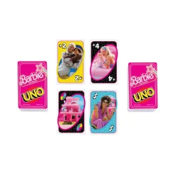 Uno Barbie The Movie Gioco Di Carte Uno Ispirato Al Film Di Barbie, Per Serate Di Gioco In Famiglia E Feste Tra Amici, 7+ Anni, Hpy59