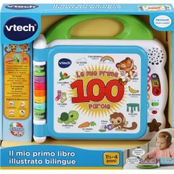 Vtech Il Mio Primo Libro Illustrato Bilingue Le Mie Prime 100 Parole