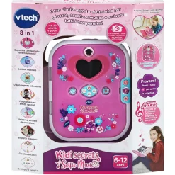 Vtech Kidi Secrets Selfie Music 2.0 Diario Segreto Elettronico Con Riconoscimento Facciale!