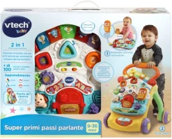 Vtech Un Super Primipassi Parlante 2 In 1 Con Tavolo Attivita Rimovibile Per Fare Il Pieno Di Scoperte!